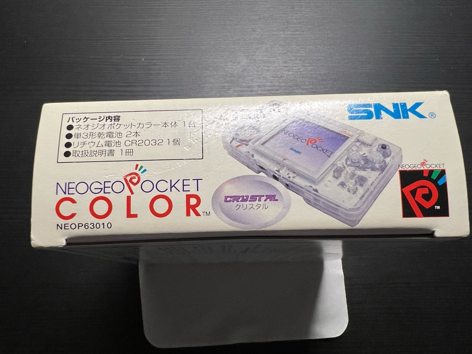 Neo Geo Pocket Color Console Slim Crystal Clear Boxed CIB + Free Game