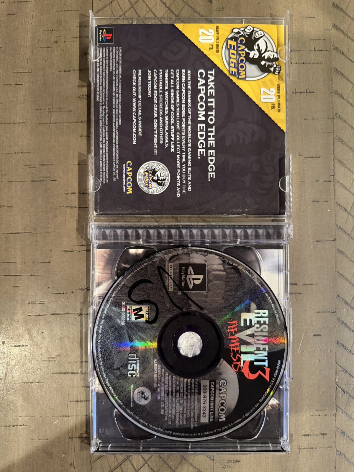 Resident Evil 3: Nemesis; CIB w/ Registration Card (Sony PlayStation 1, 1999)