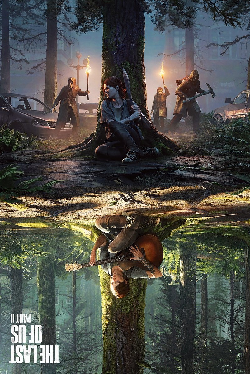 SONY THE LAST OF US PART II VIDEO GAME POSTER NEW 24×36 FREE SHIPPING