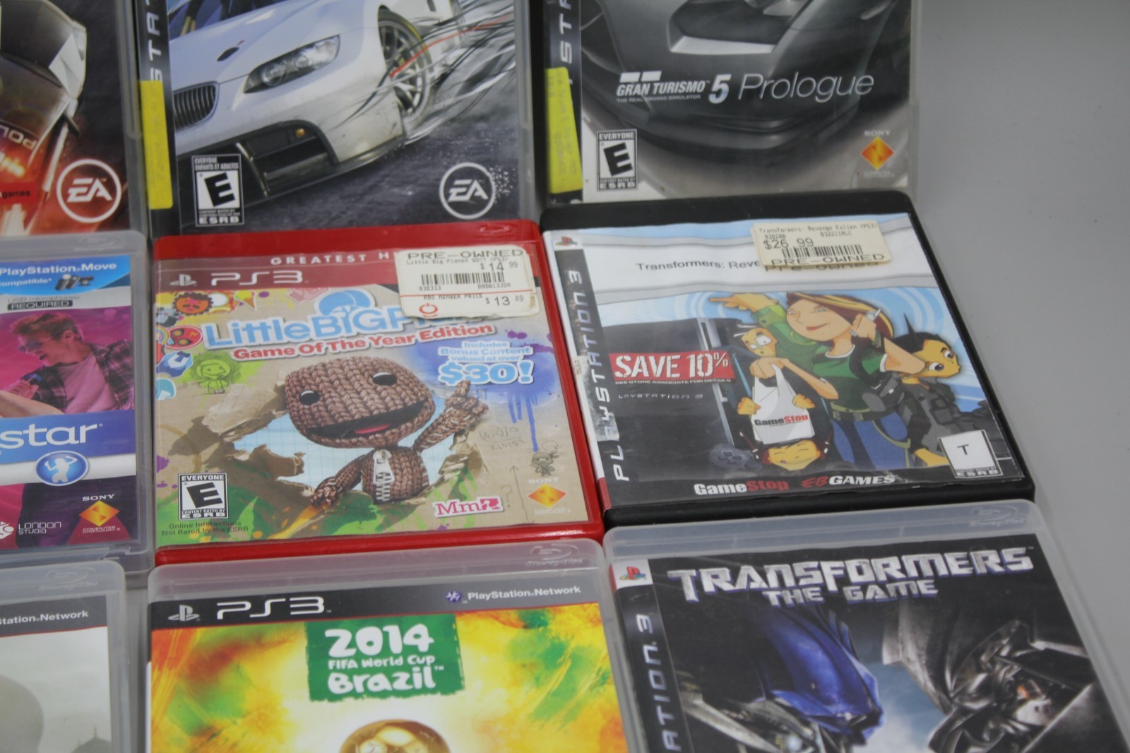 Lot of 12 Sony Playstation 3 PS3 Games Prince Persia Need for Speed Transformers