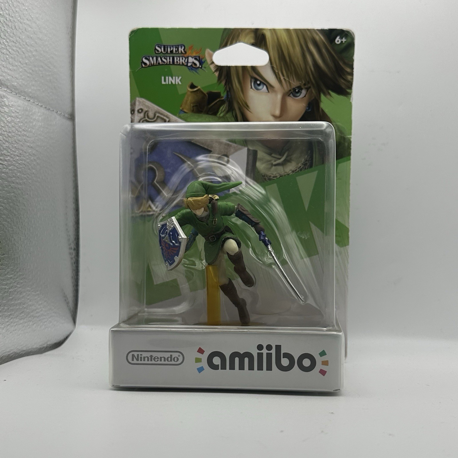 Super Smash Bros Link Amiibo Nintendo Collectible Figure Brand New Sealed READ!