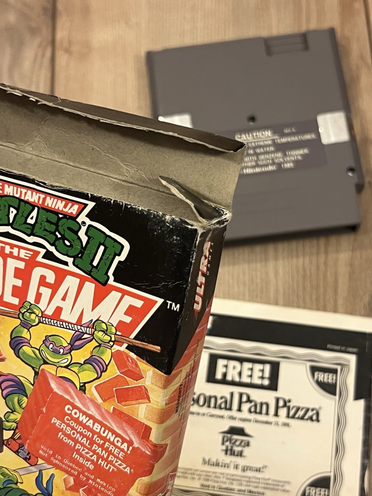 Teenage Mutant Ninja Turtles II: The Arcade Game (Nintendo NES, 1990) No Manual