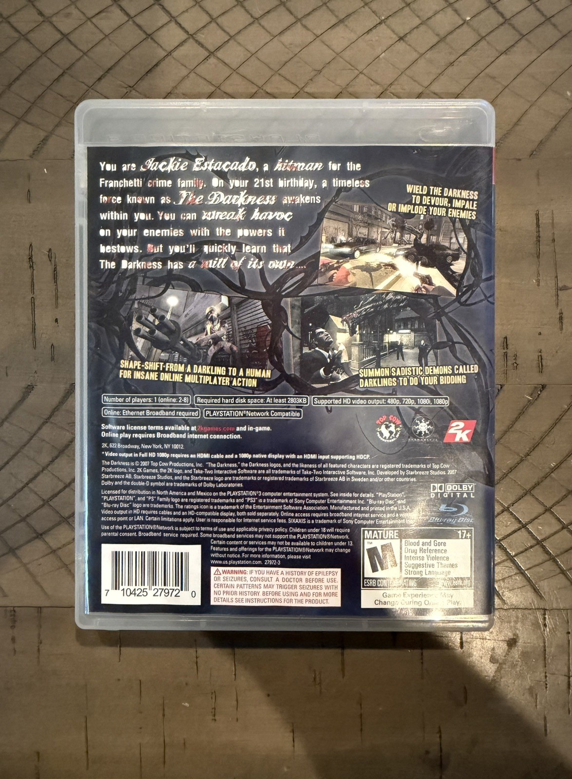 The Darkness 1 & II 2 — Limited Edition; Both CIB (Sony PlayStation 3, 2007)