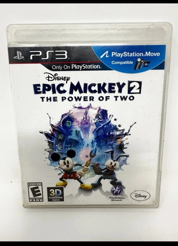 Disney Epic Mickey 2 The Power of Two (Sony PlayStation 3, 2012) PS3