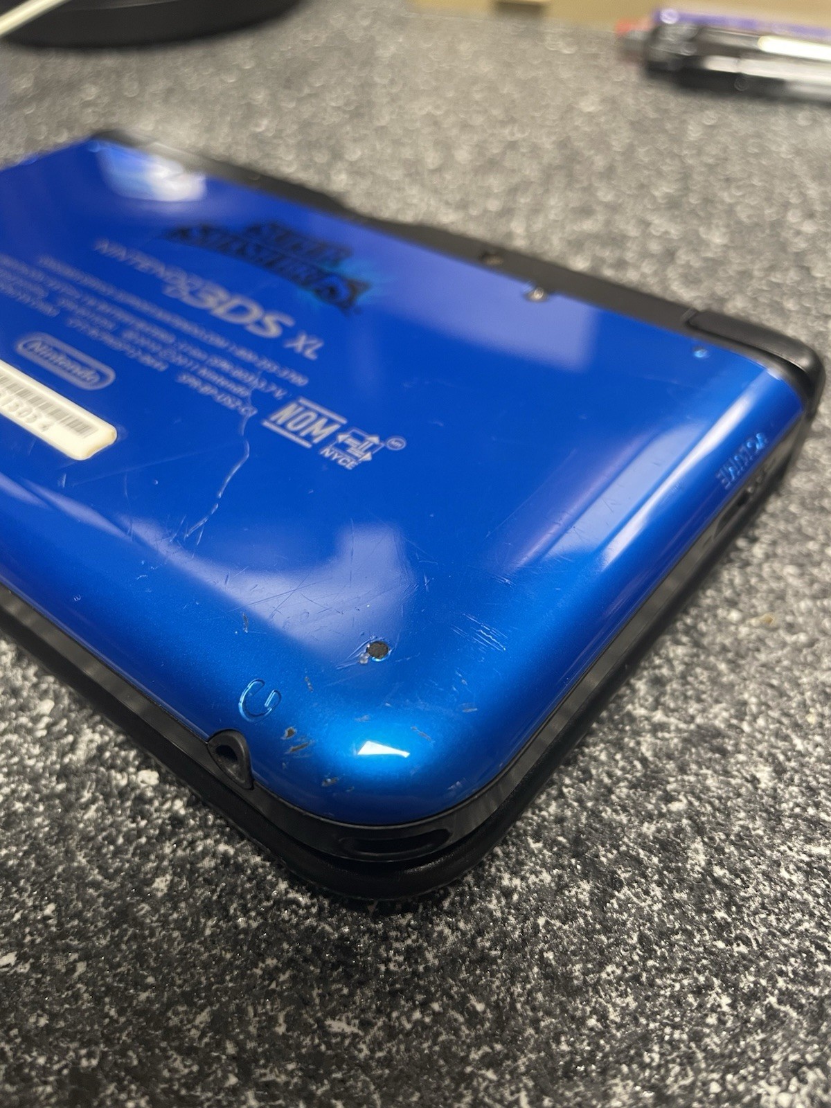Nintendo 3DS XL Super Smash Bros. Edition Blue Handheld Console – NO SOUND