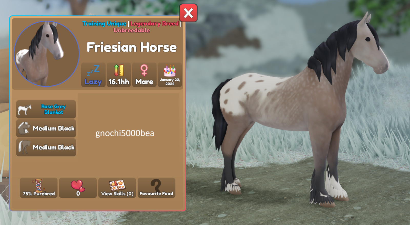 Wild Horse Islands 🏋️🏝️ Training Island Unique Friesians 🏋️🏝️