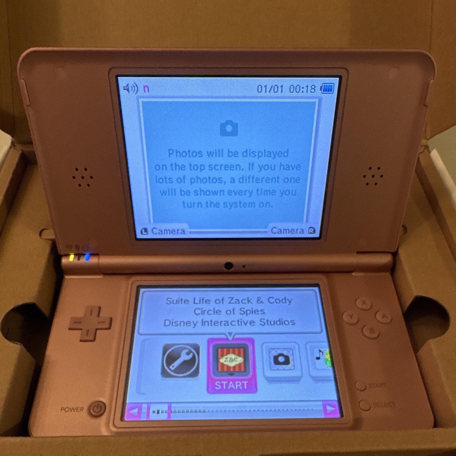 Nintendo DSi XL Metallic rose Handheld System NTSC-U/C w/ Box Stylus Manuals