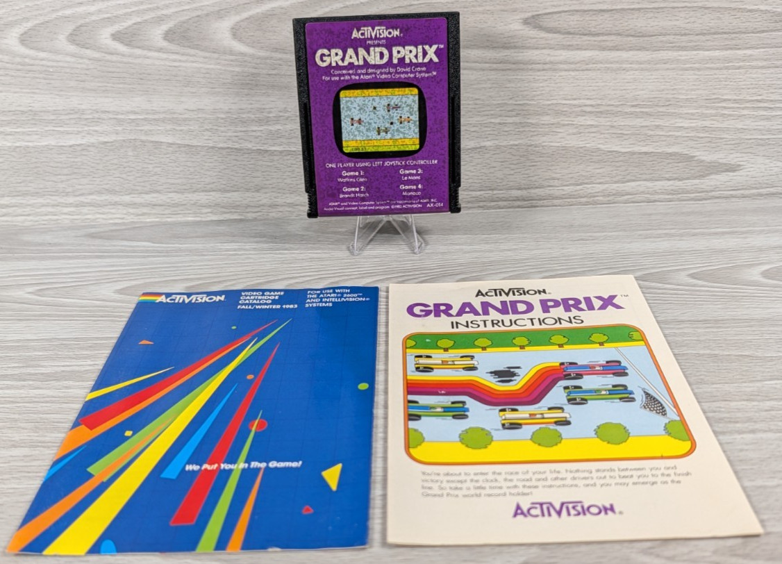 Atari 2600 Games Bundle Lot, CIB, Centipede, Grand Prix, Circus, Video Olympics