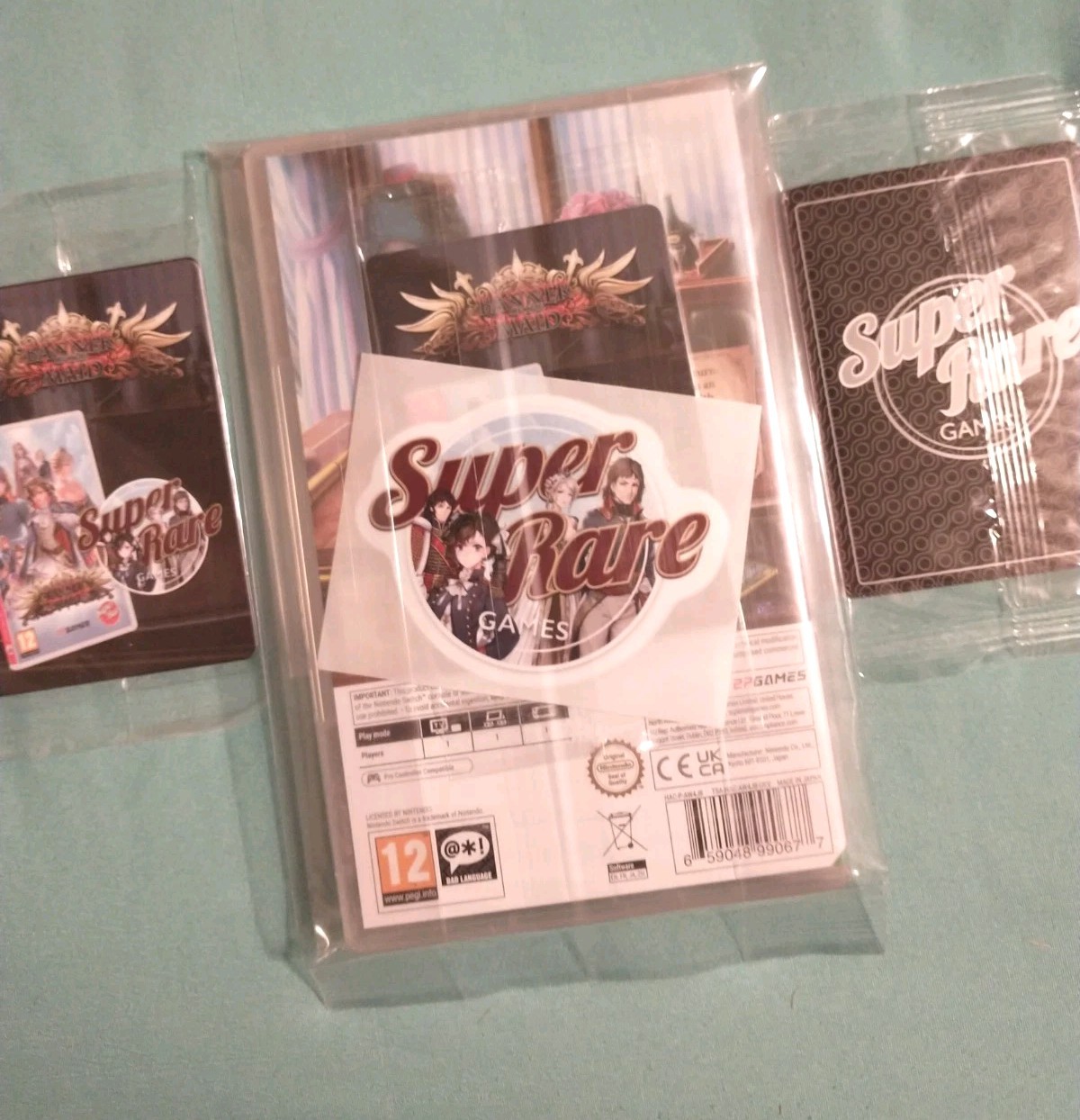 Banner of the Maid ~WITH EXTRA CARDS~ (Nintendo Switch, Super Rare Games) NEW!