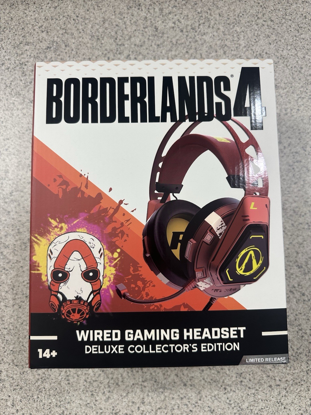 Borderlands Four 4 Wired Gaming Headset Deluxe Collector’s Edition