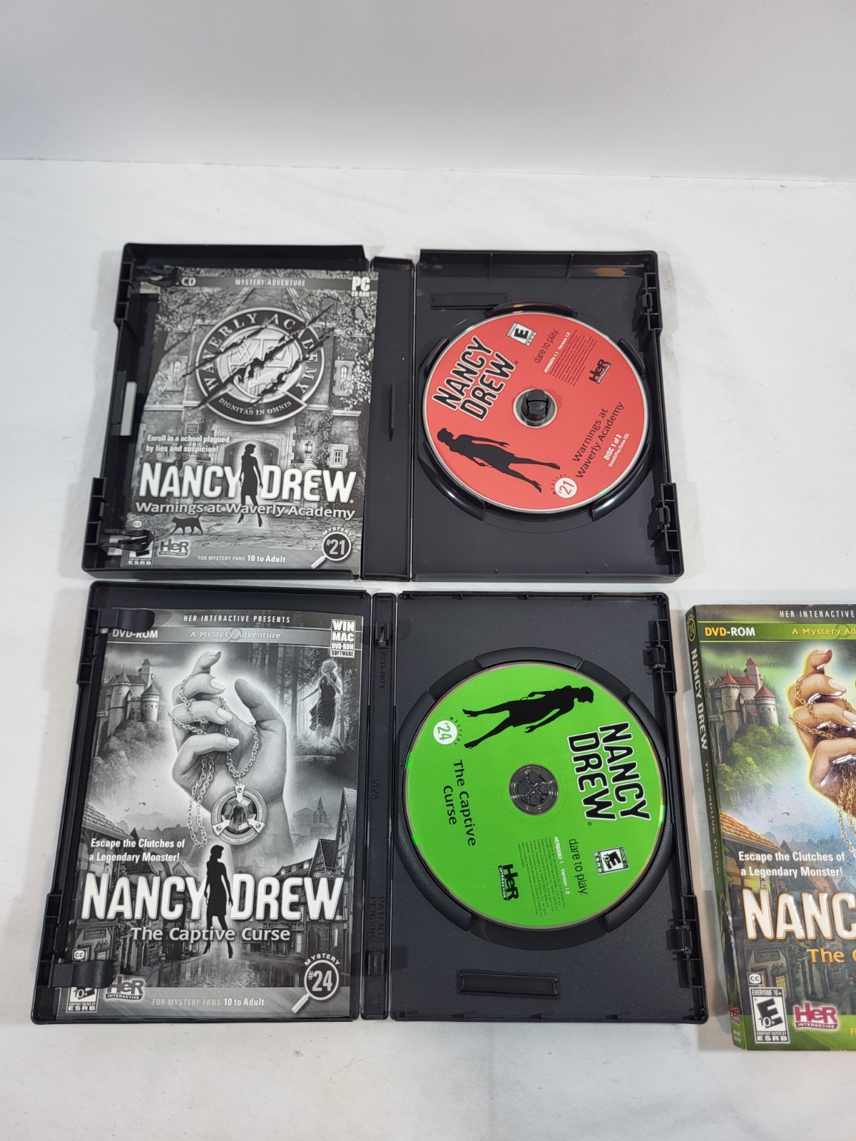 Nancy Drew Her Interactive PC Game Lot of 13 incl #20 Ransom of the Seven Ships
