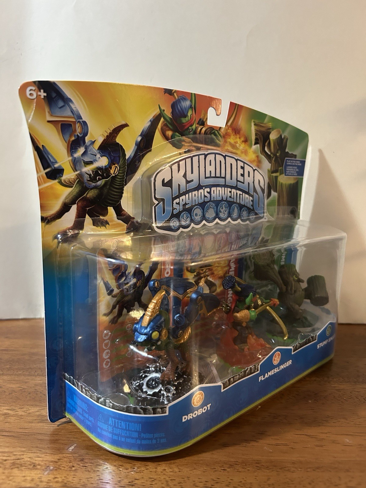 Skylanders Spyro’s Adventure Sealed 3-Pack Drobot Flameslinger 2011 – BRAND NEW