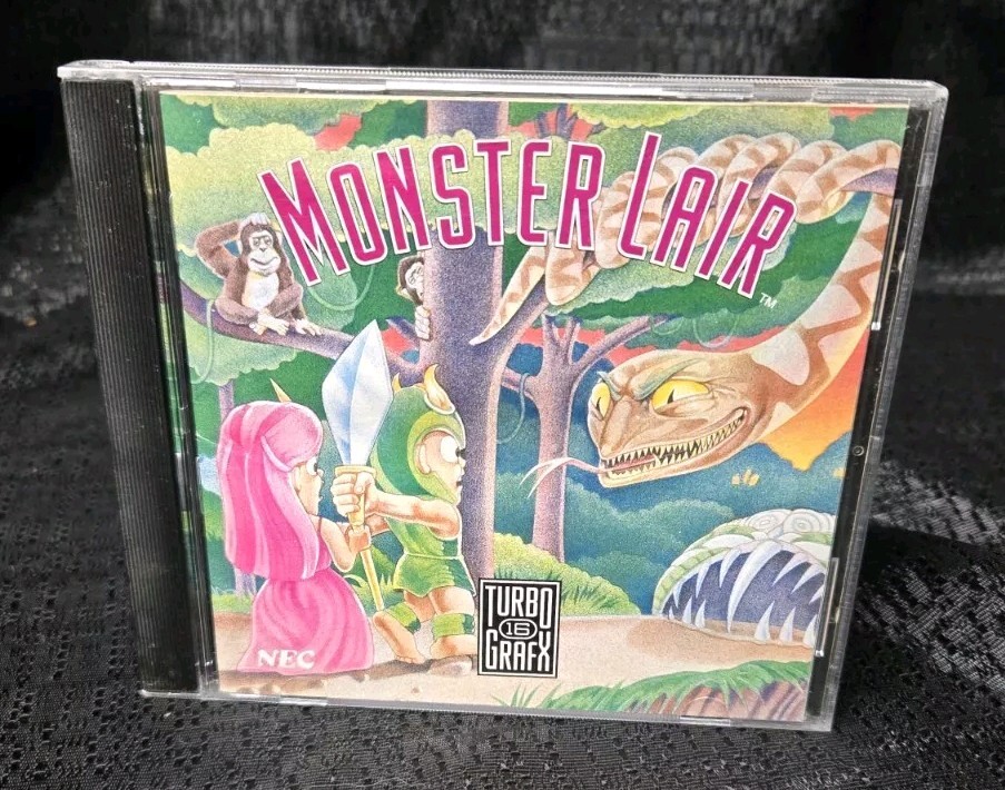 Monster Lair 1990 TurboGrafx CD TurboDuo NEC