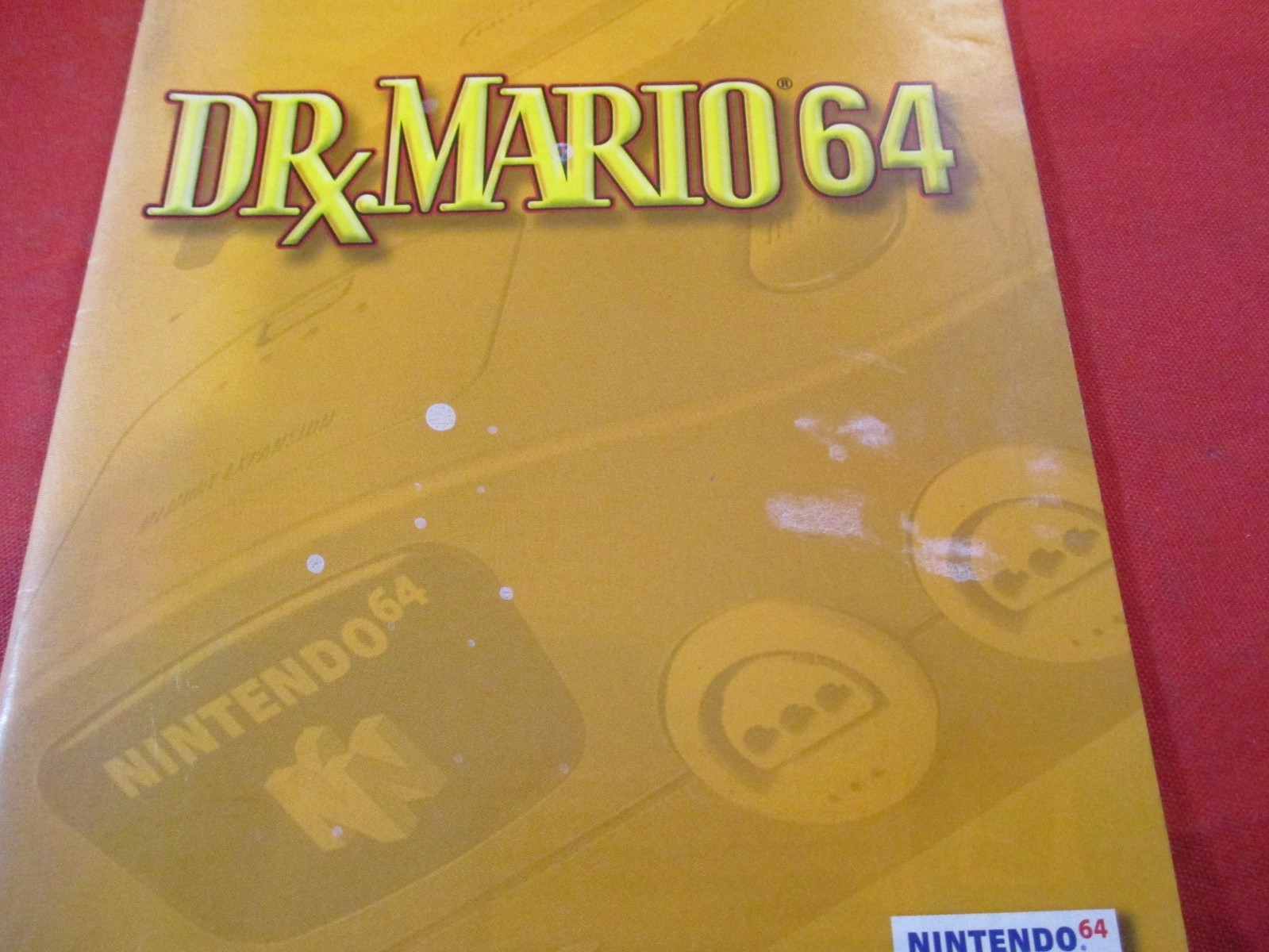Dr. Mario Nintendo 64 N64 Instruction Manual Booklet ONLY #L