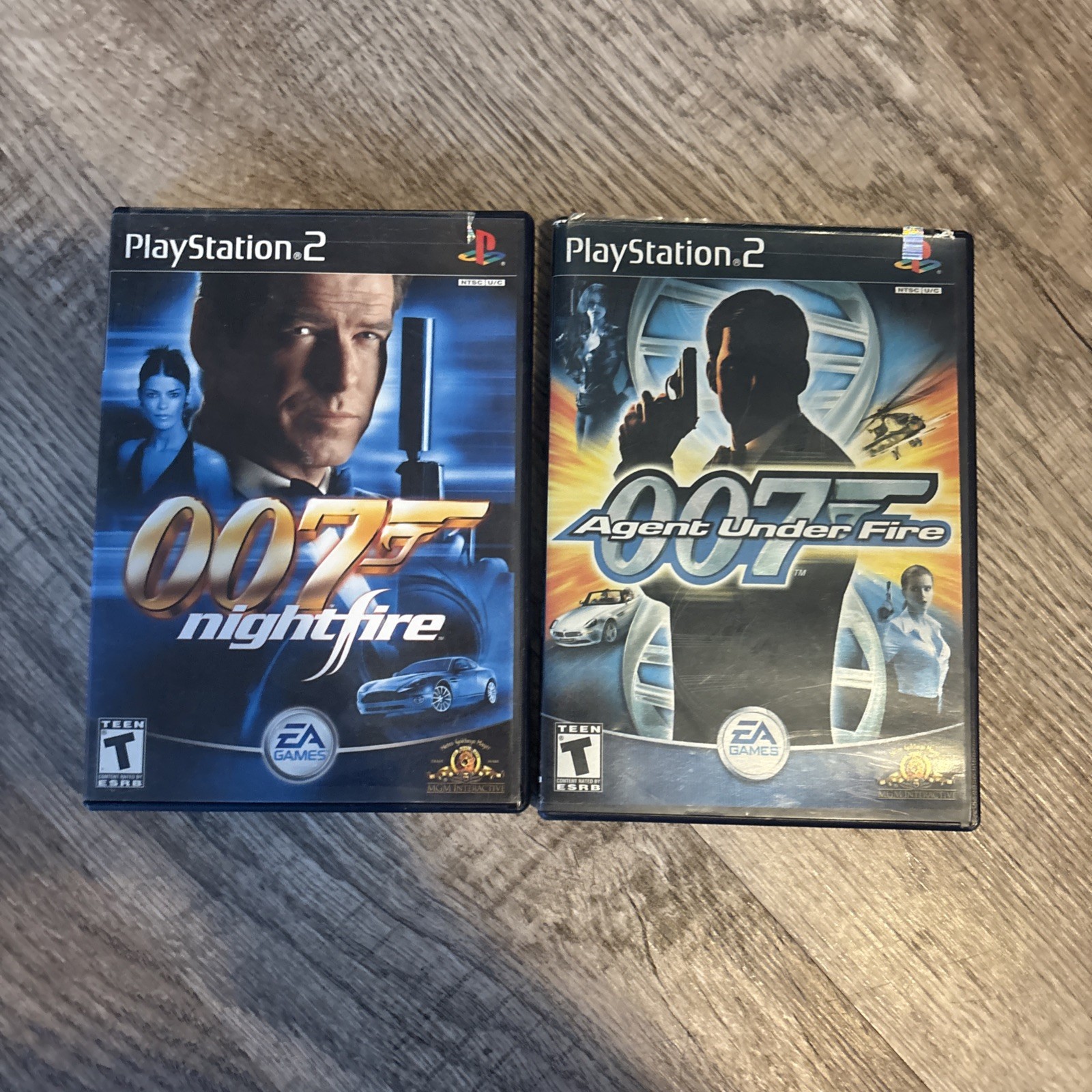 007: NightFire & 007: Agent under Fire PlayStation 2 Both Complete