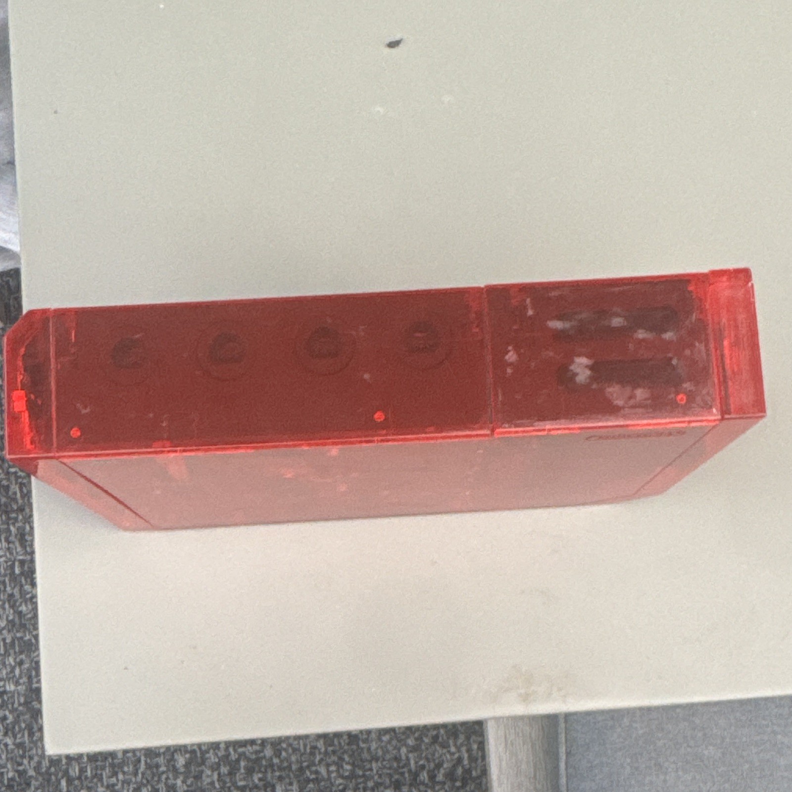 Nintendo Wii Console Replacement Casing/Housing Shell – Translucent Red