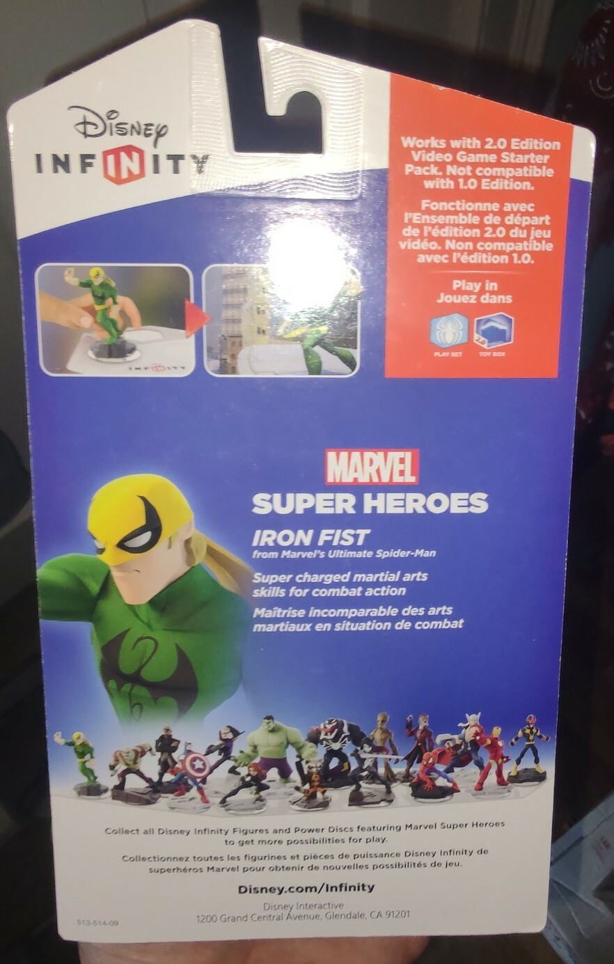 New Disney Infinity Iron Fist Marvel Super Heroes for 2.0 Edition.