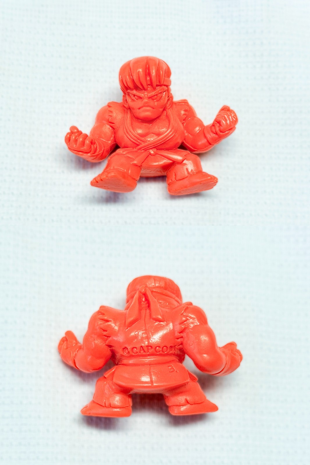 Vintage STREET FIGHTER II SD Keshi Mini Set of 12 Figures Complete (Bandai 1993)