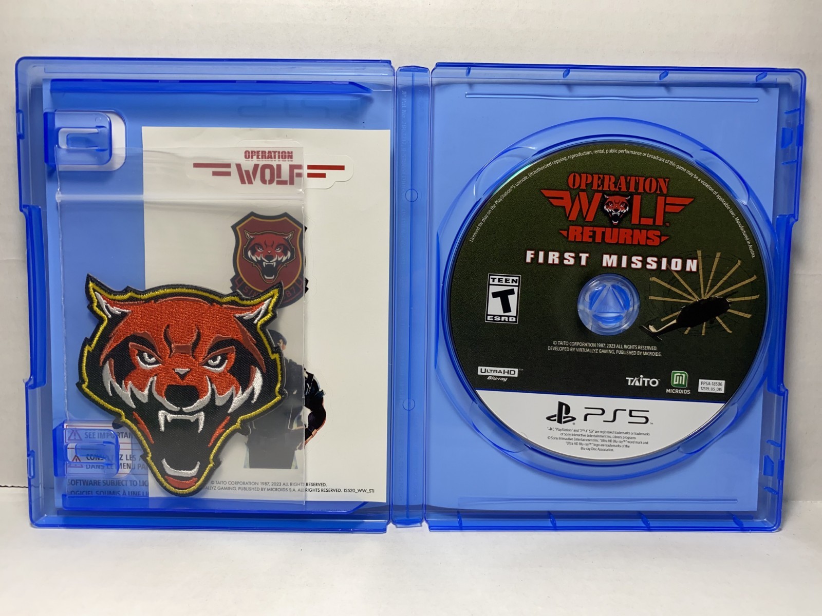 Operation Wolf Returns First Mission PS5 Microids Game CIB Tested Free Shipping