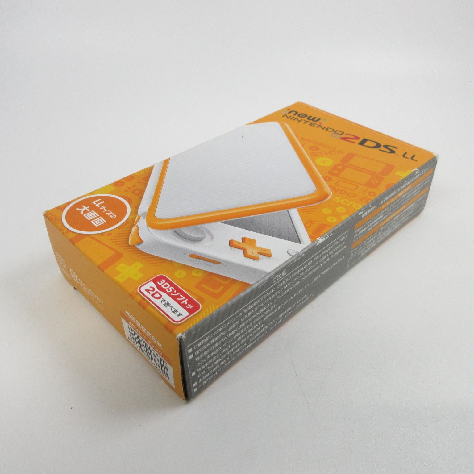 【Mint】Nintendo New 2DS LL XL White x Orange Console Japan Ver. #T-BA08/0618/01