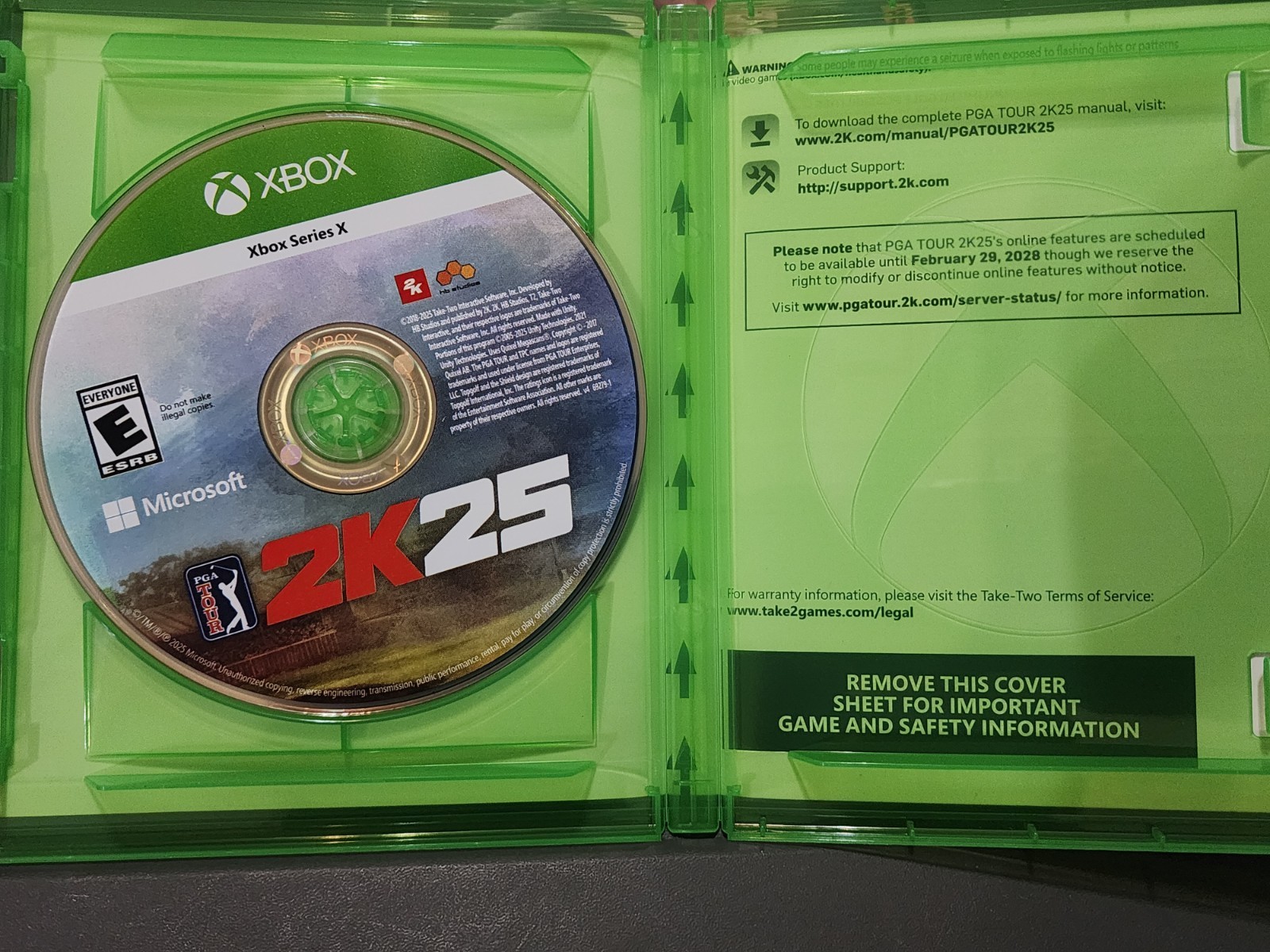 PGA Tour 2K25 – Xbox Series X New Open Box