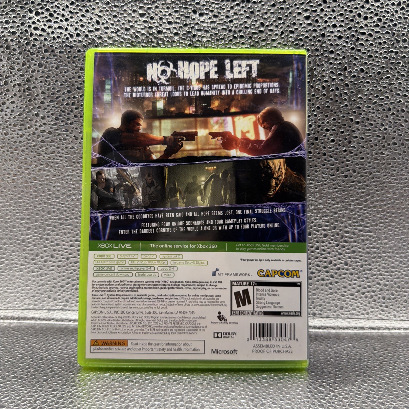 Resident evil 6 for the Xbox 360 CIB