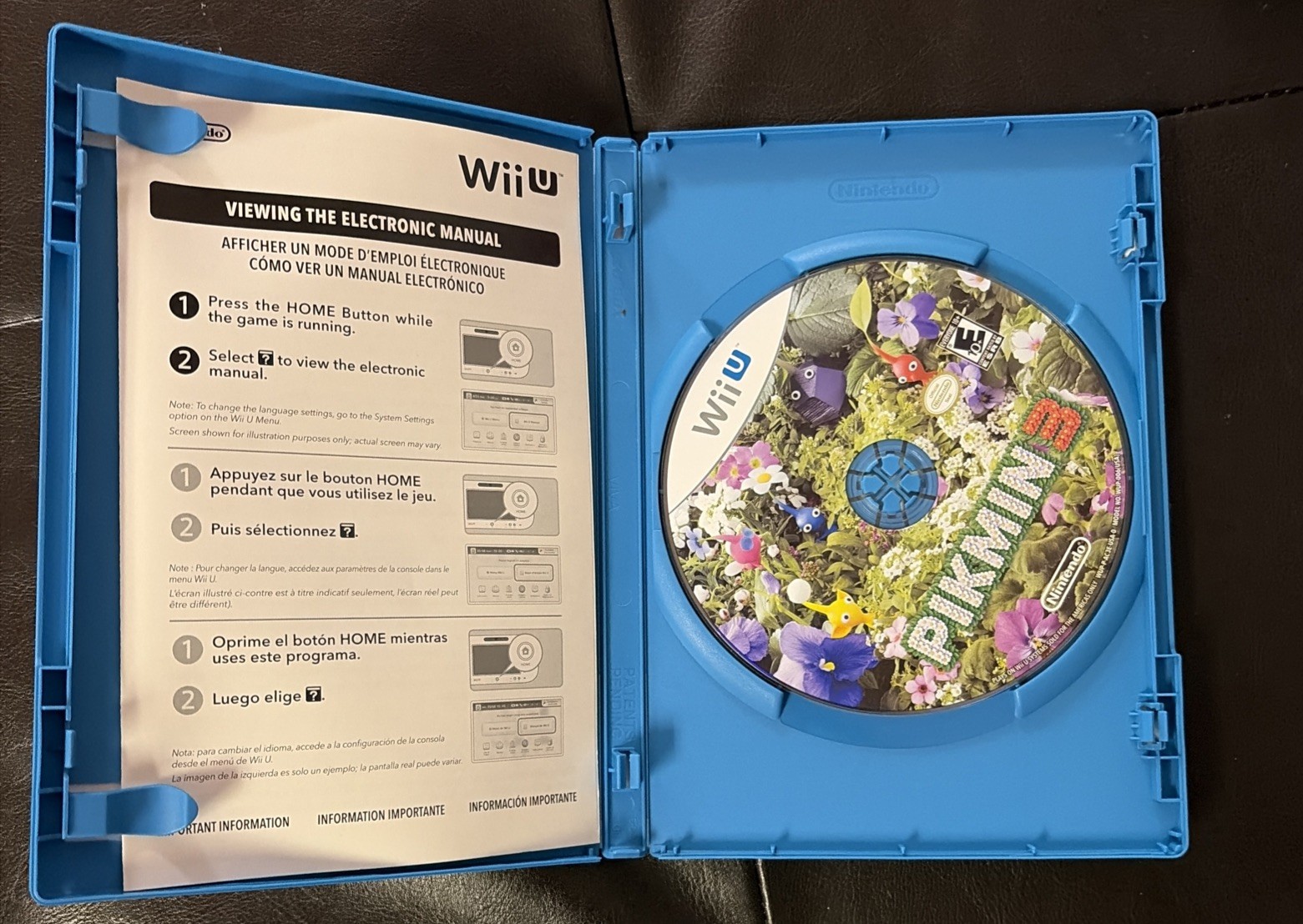 Nintendo Wii U Game Lot Mario Party 10 Pikmin 3 Pokken Tournament