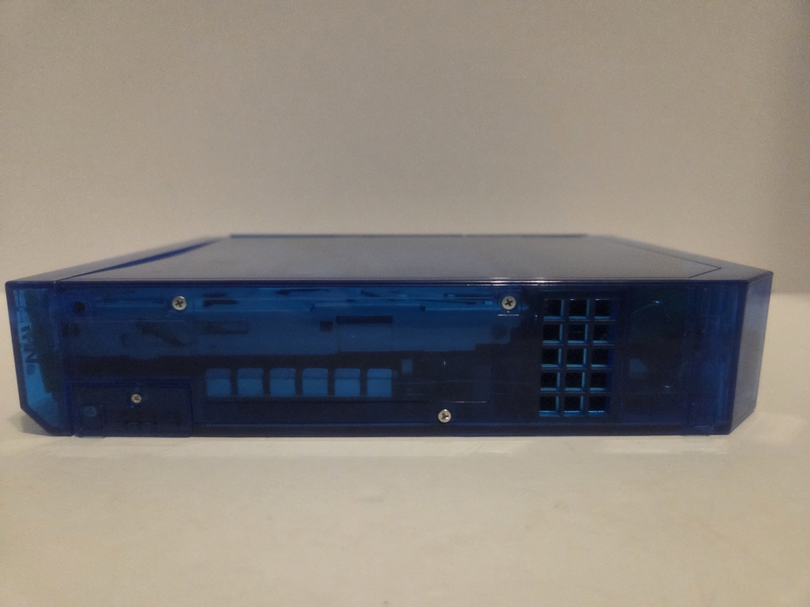 Nintendo Wii Blue Transparent Shell Home Console with Internet Browsing, USB