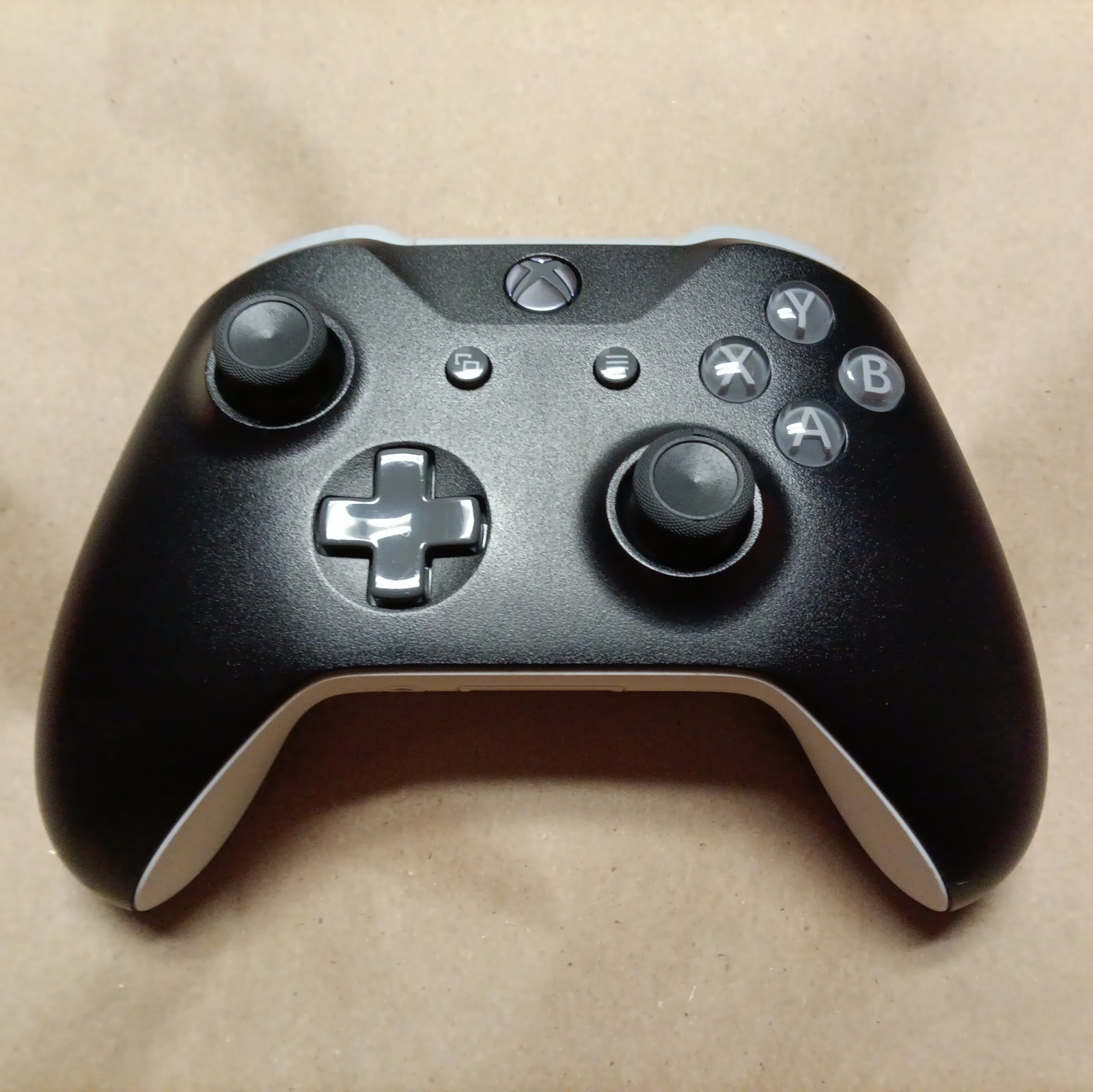Xbox One Wireless Controller 1708 (Black Gray White) Cleaned Tested And Working