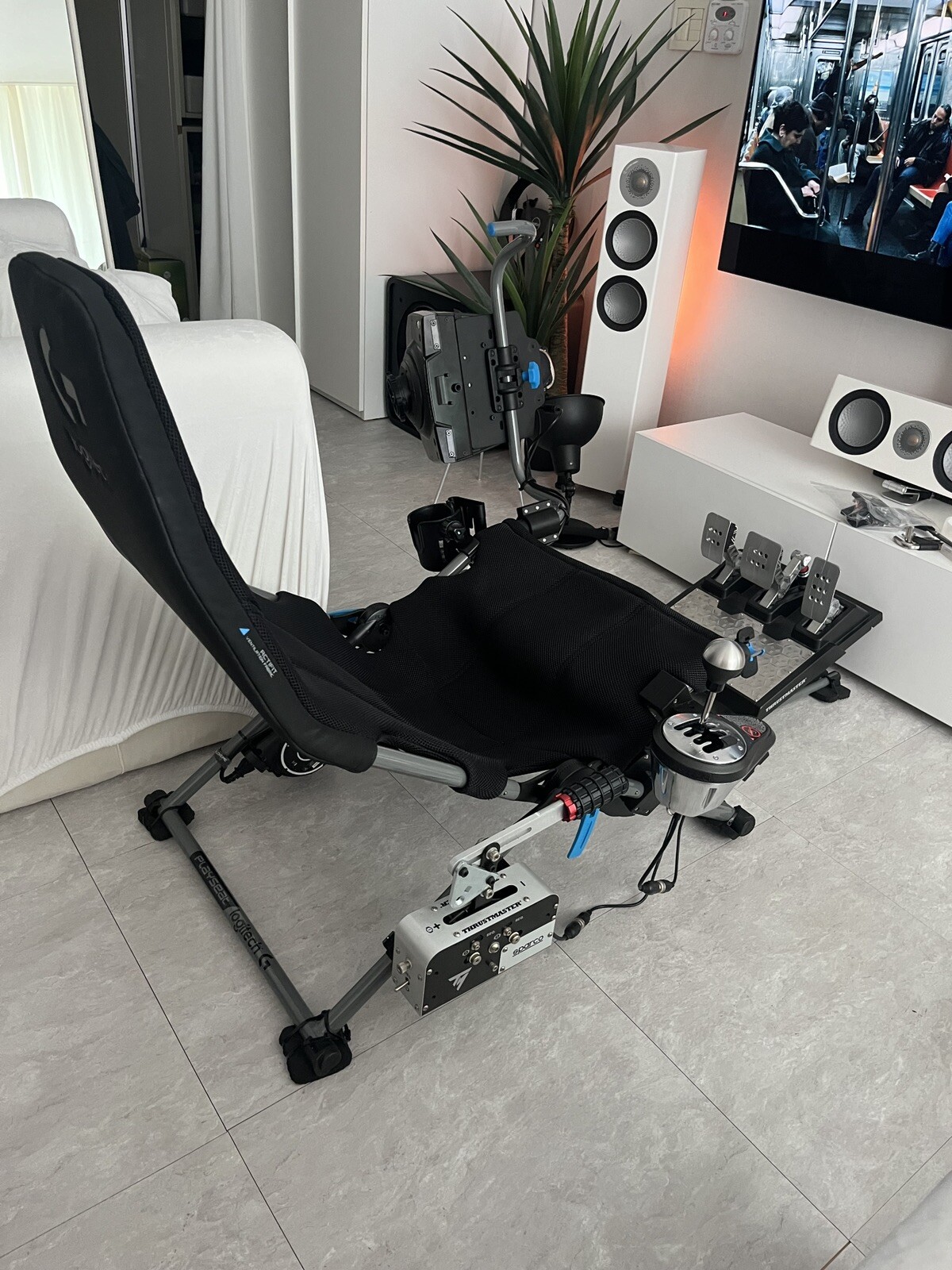 Playseat Challenge X Logitech G Edition THRUSTMASTER TSS Handbrake Clamps Mount