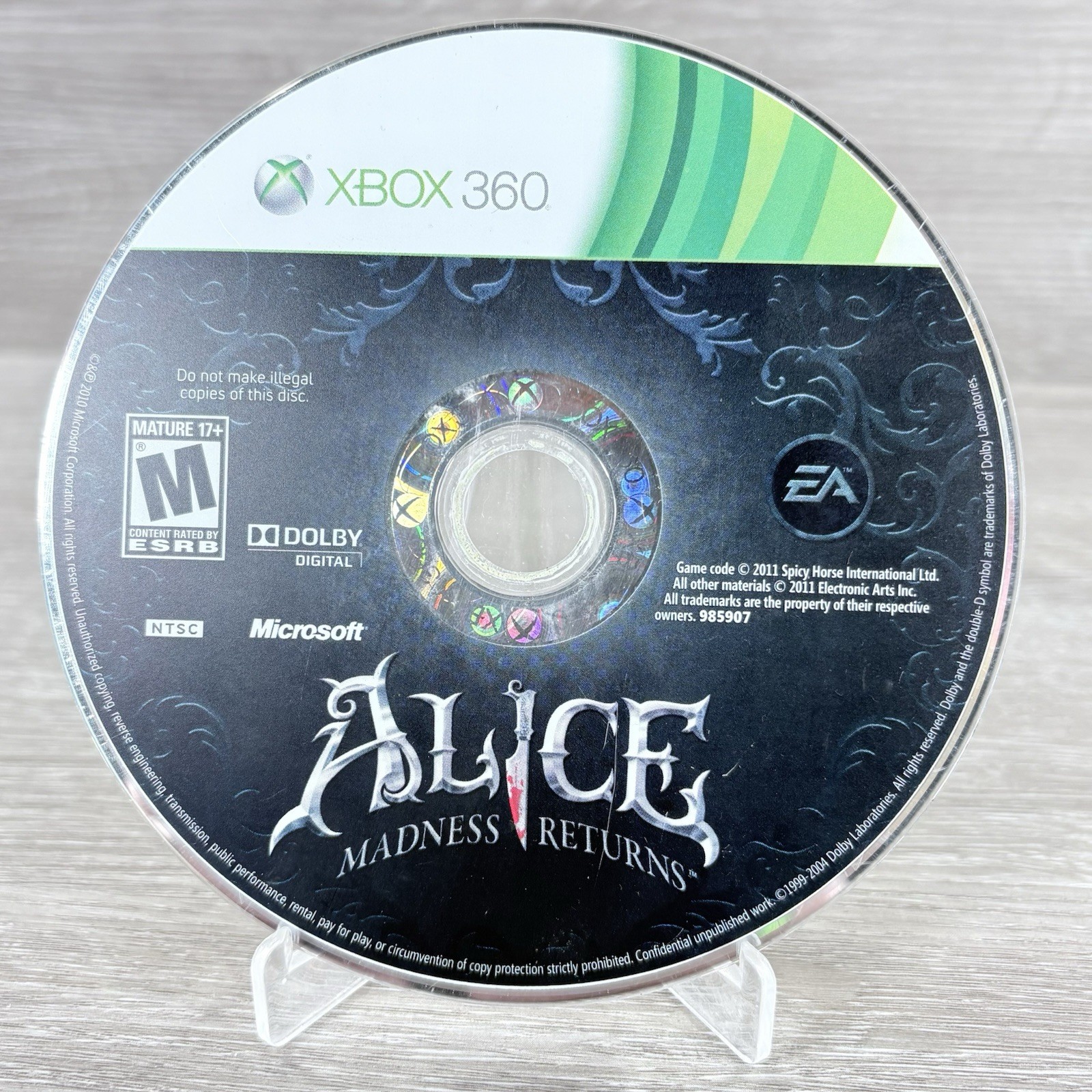 Alice Madness Returns (Xbox 360) – Disc Only