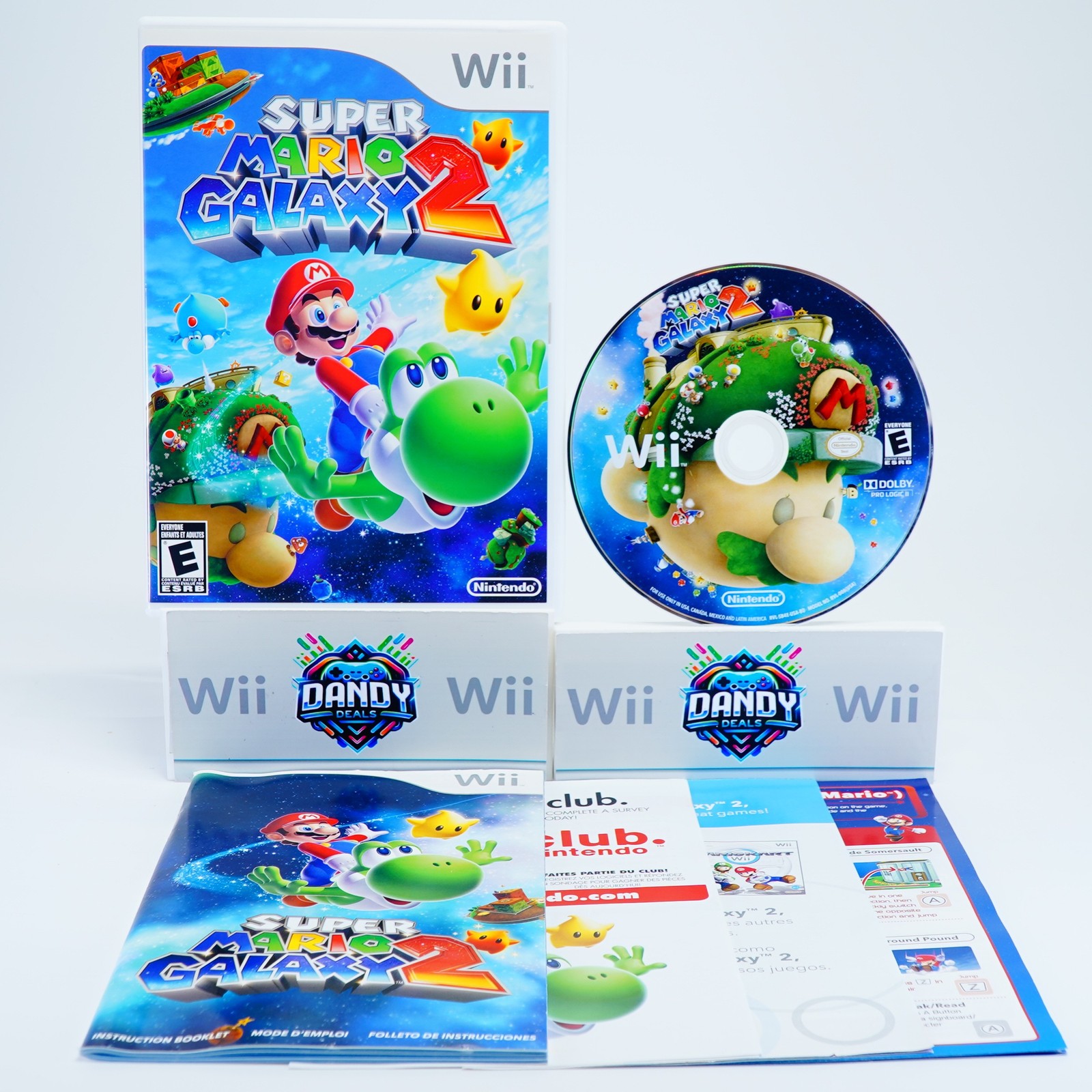 Super Mario Galaxy 2 CIB W/ Manual – Wii