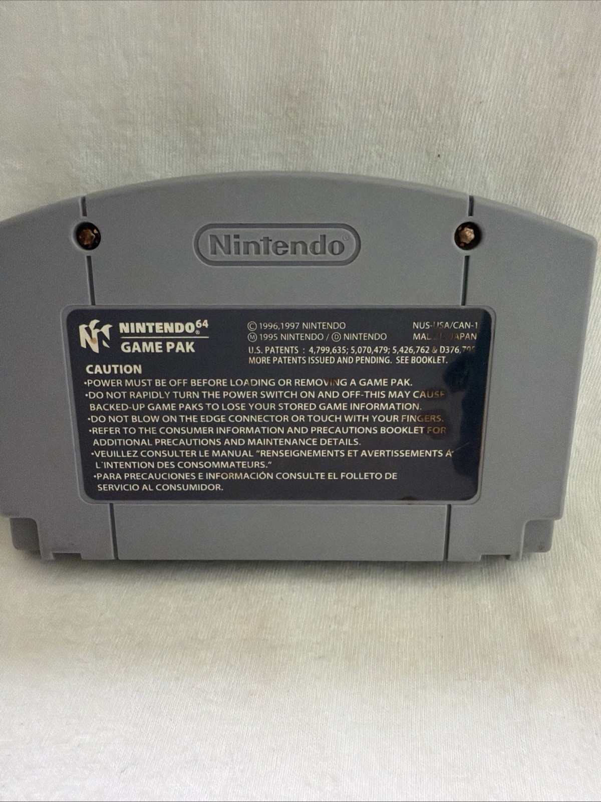 Mario Party 1 Nintendo 64 N64 Game Cartridge *TESTED* NICE! AUTHENTIC vintage