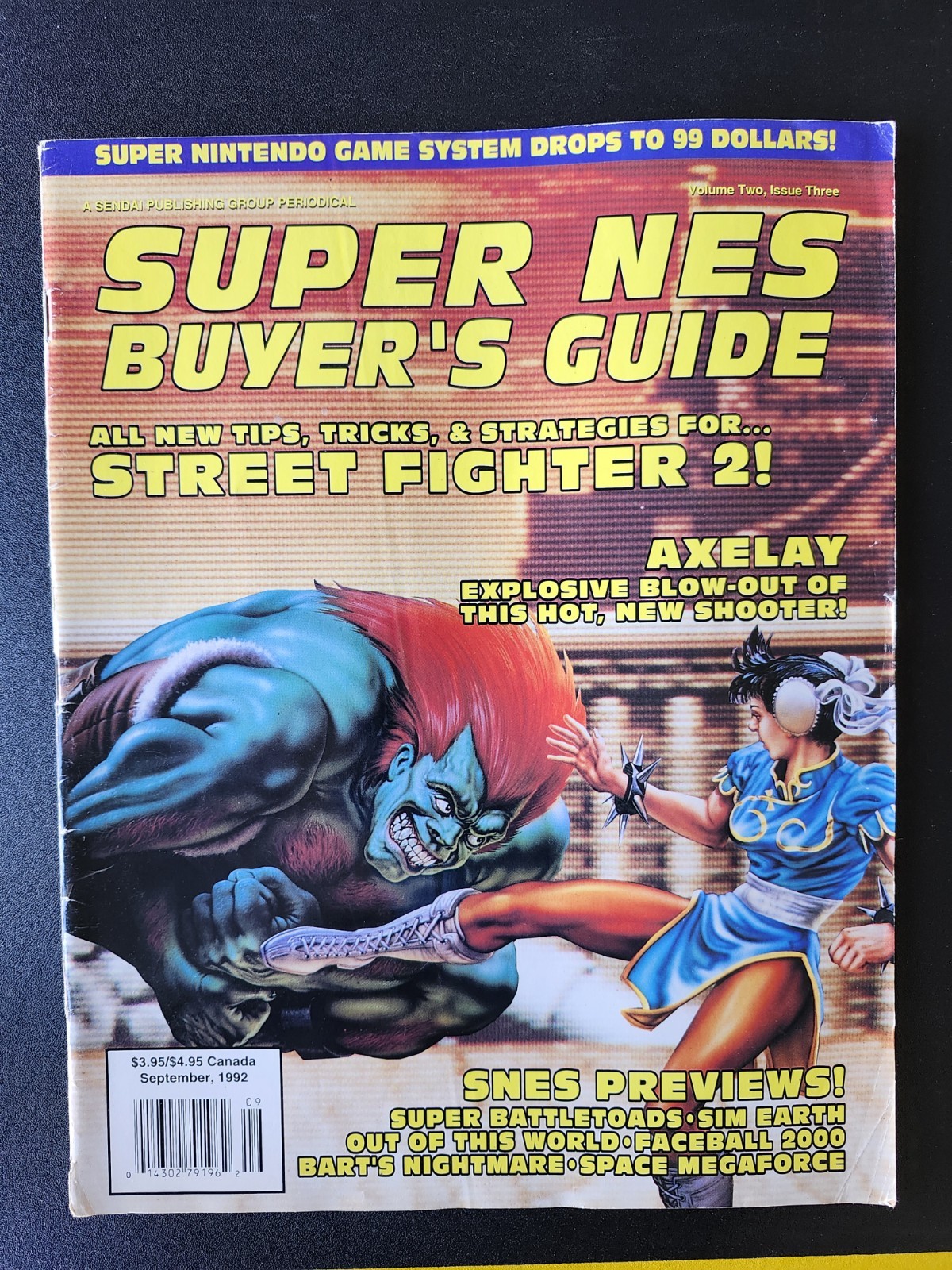 Super NES Buyer’s Guide Magazine Volume 2 Issue 3 September 1992 Street Fighter