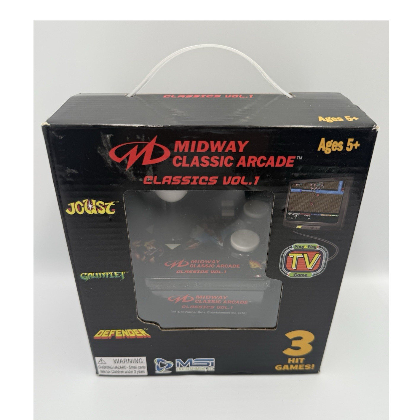 Midway Classic Arcade Classics Vol. 1 Microconsole, Composite RCA, Joust Gauntl…