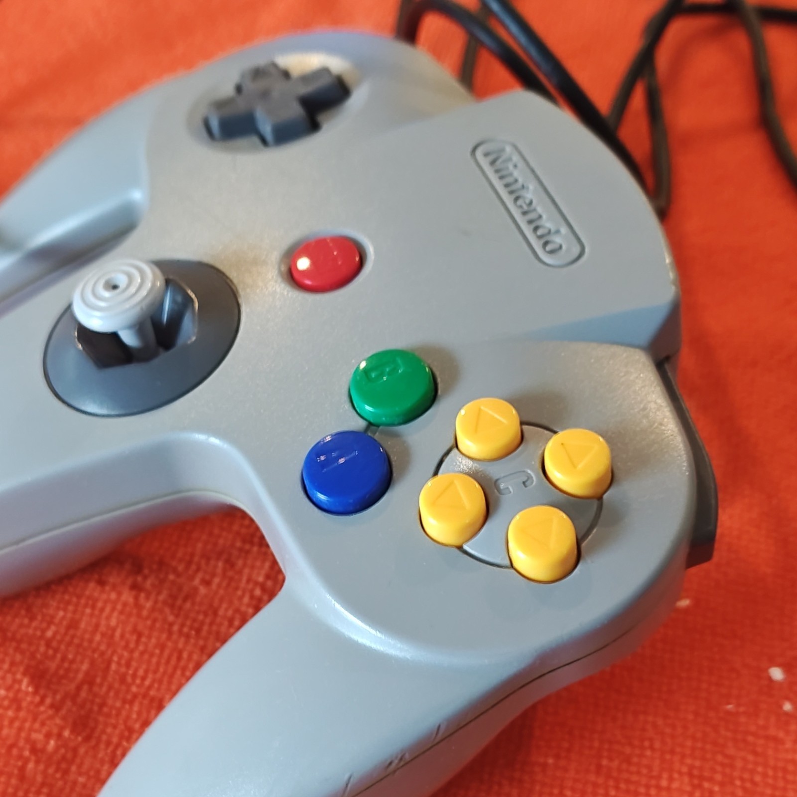 OEM Nintendo 64 N64 Gray Controller NUS-005 Authentic