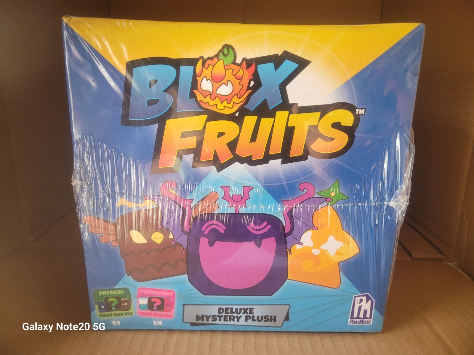 8” Blox Fruits Deluxe Mystery Plush Sealed with ROBLOX CODES Serie#1 Brand New