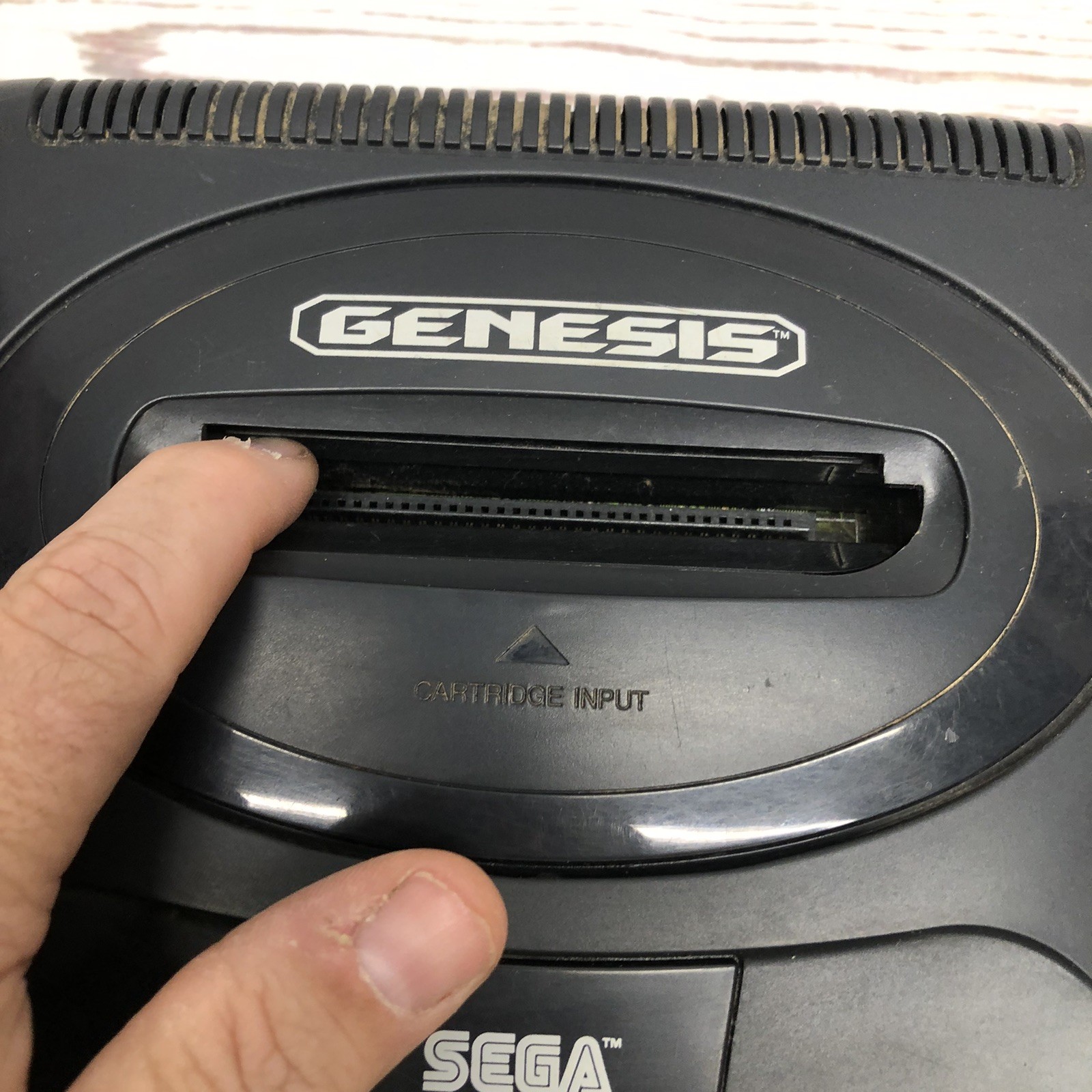 Vintage Sega Genesis Model 2 MK-1631 16-Bit System Console UNTESTED For Parts