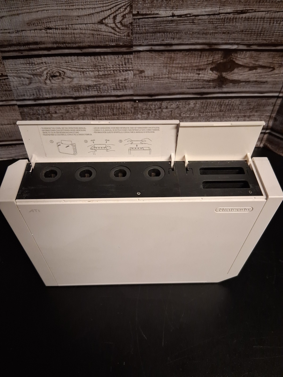 Nintendo Wii RVL-001 512 MB Console White w/Cables, Sensor Works. READ!!