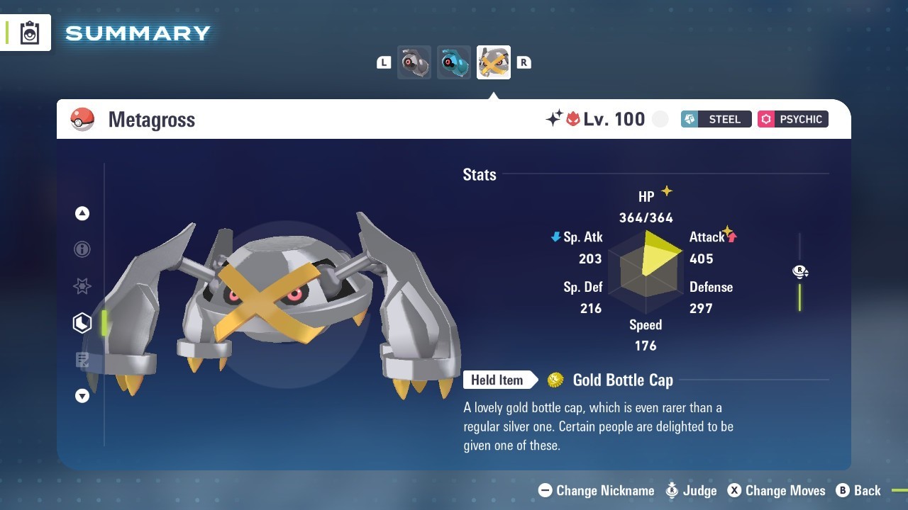 Pokémon Legends: Z-A Shiny Metagross 6iv ✨Max EV✨ALPHA