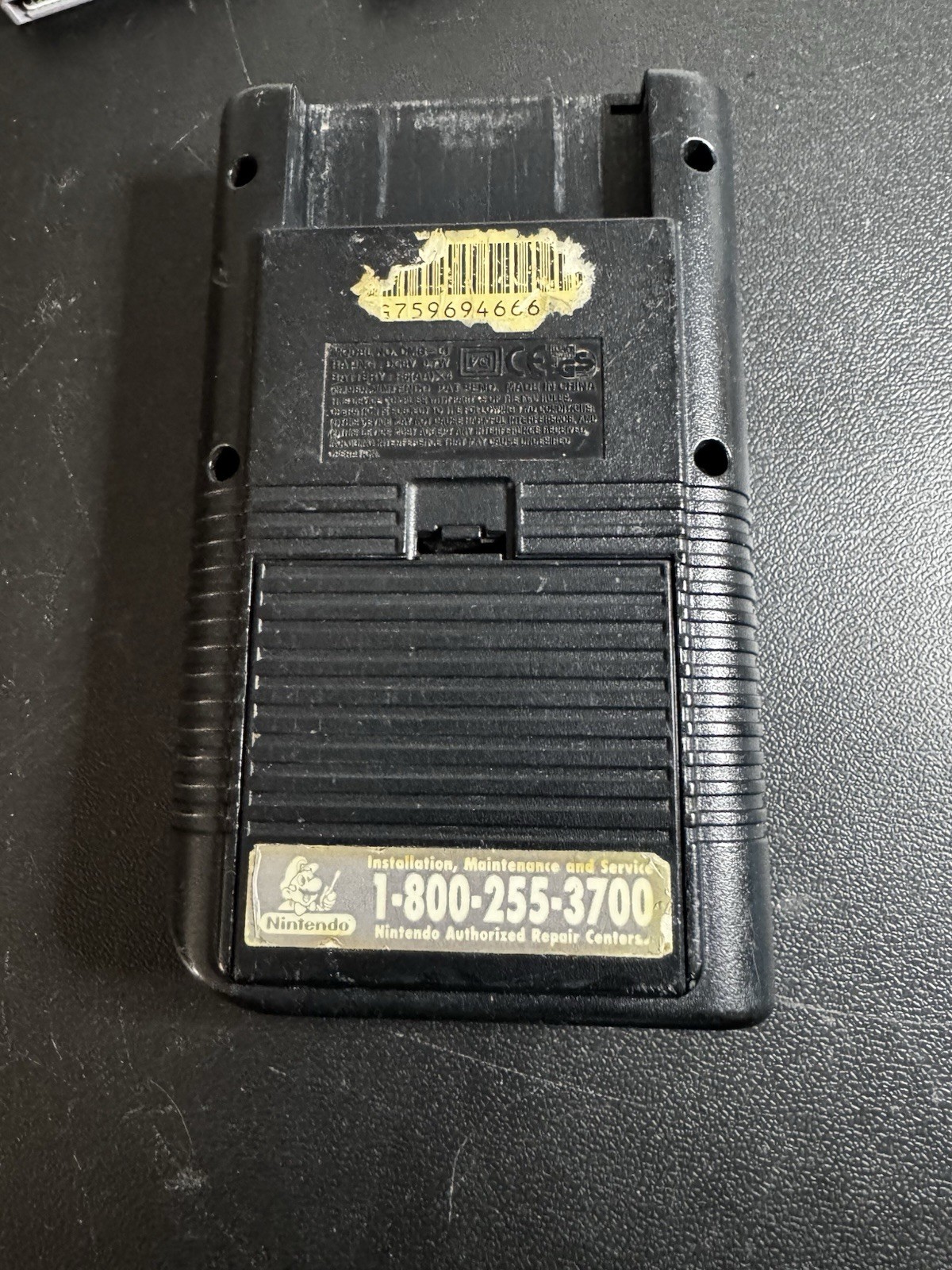 Original Nintendo Game Boy Black Play It Loud Maui Mallard Cold Shadow Tested