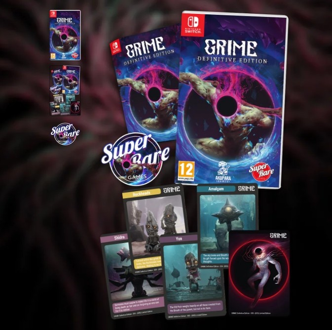GRIME Definitive Edition Switch Super Rare Games SRG116 (Metroidvania/RPG) New