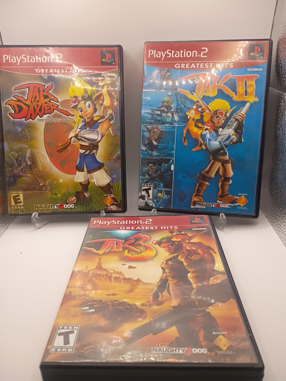 Jak and Daxter Trilogy Bundle PS2 PlayStation 2 Set 1-3 Tested Working