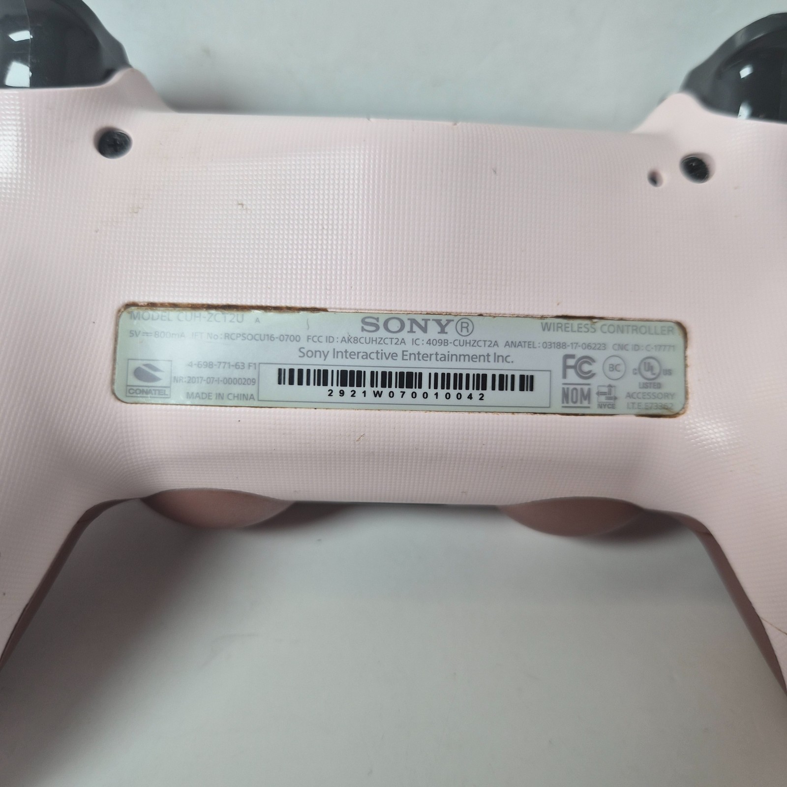 Sony PS4 DualShock 4 Wireless Controller Rose Gold CUH-ZCT2U Tested