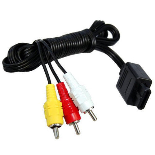 HQRP Audio Video AV Cable Cord for Nintendo Super NES TV Video Game Console RCA