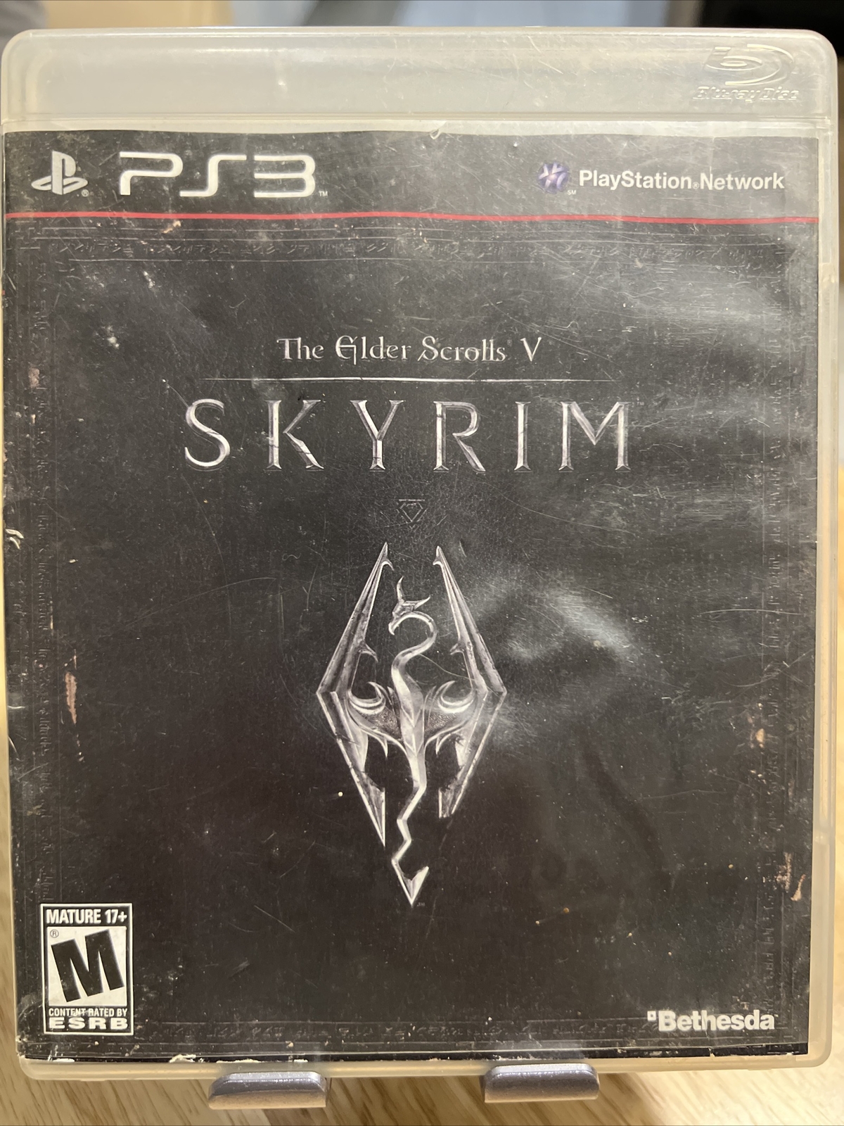 The Elder Scrolls V: Skyrim PlayStation 3 (PS3) Manual No Map