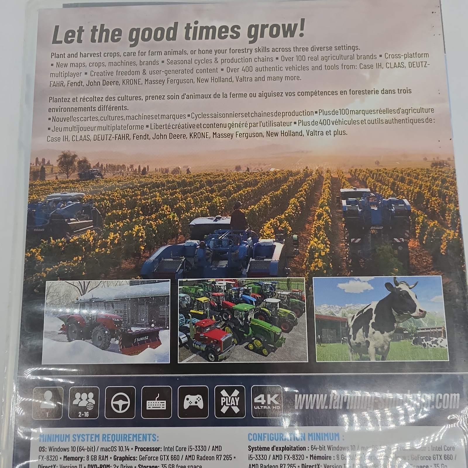 Farming Simulator 22 PC DVD Game 2021 Used + Key w/Manual and 2 Discs