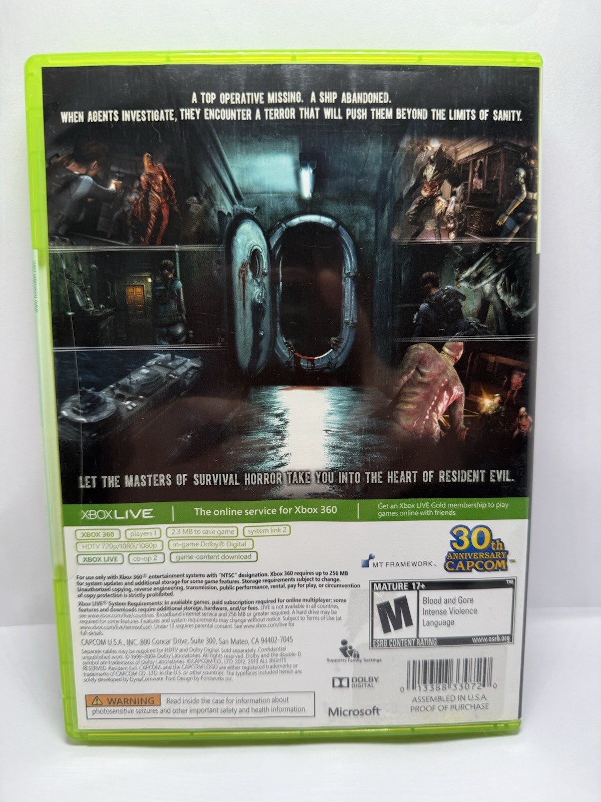 Lot Of 5 Xbox 360 Horror Resident Evil Condemned Vampire Games Tested Working