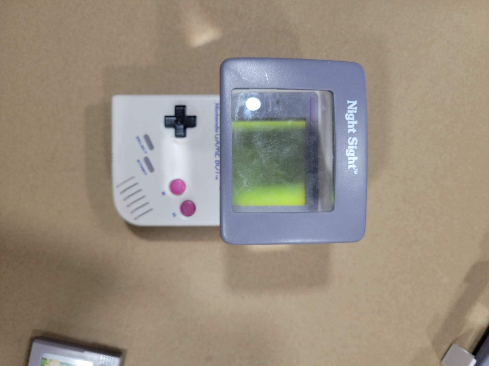 Original Nintendo Game Boy + Night Site. Original Owner