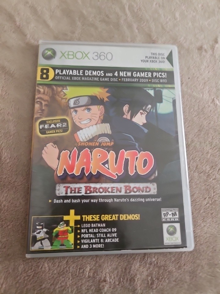 Naruto: The Broken Bond (Microsoft Xbox 360, 2008)